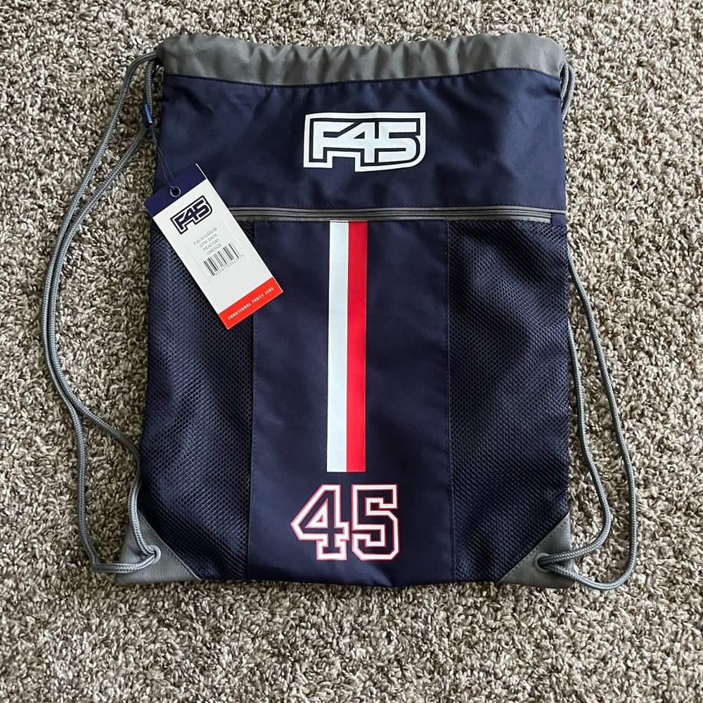 F45 drawstring bag